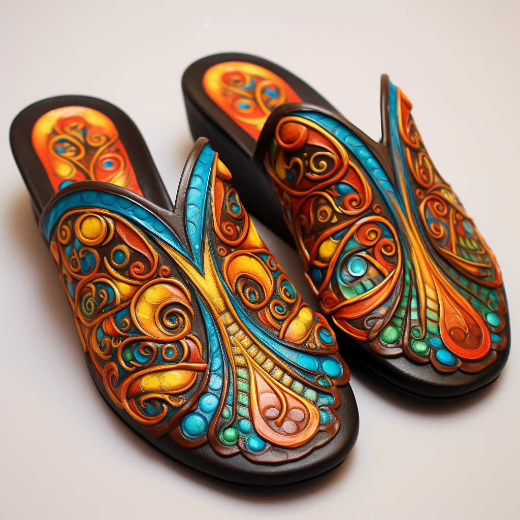 Magnifiques chaussons personnalisables translaser 