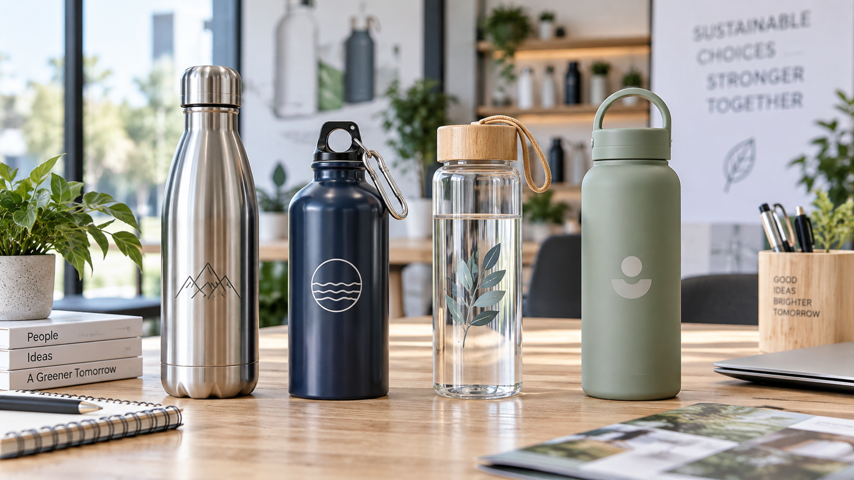 collection de gourdes durables et modernes