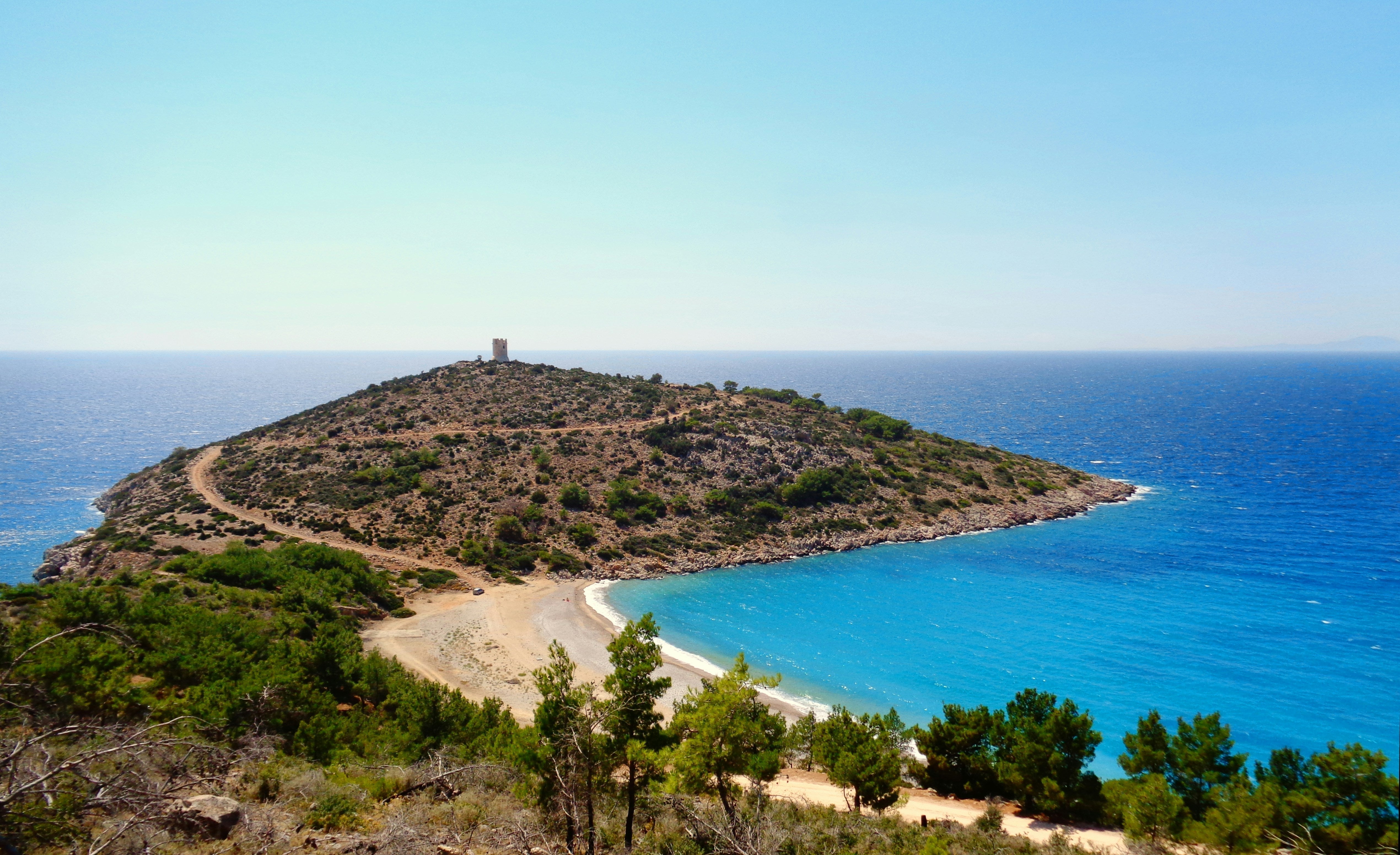 eau turquoise en grèce