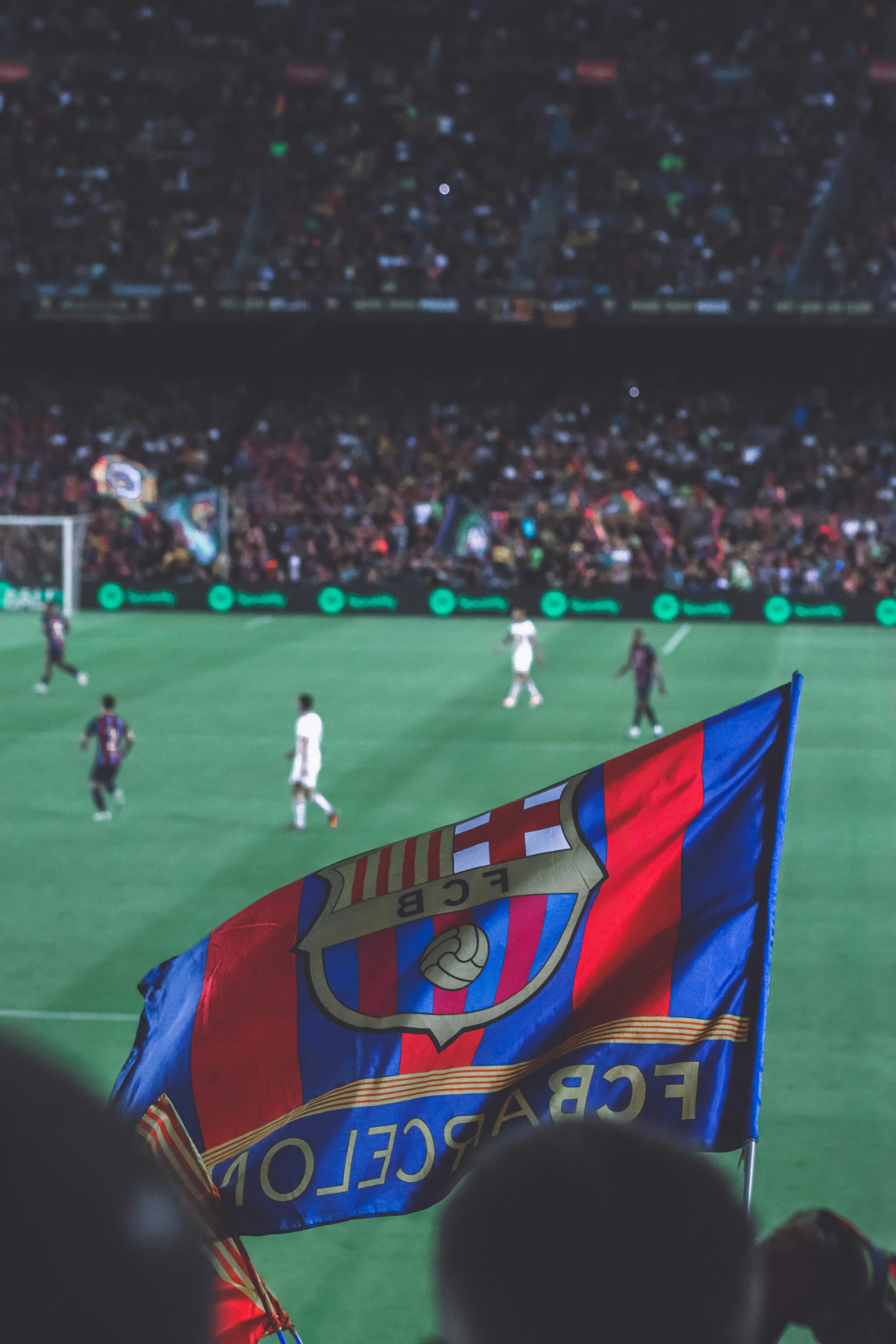 drapeau supporter du club lors d'un match