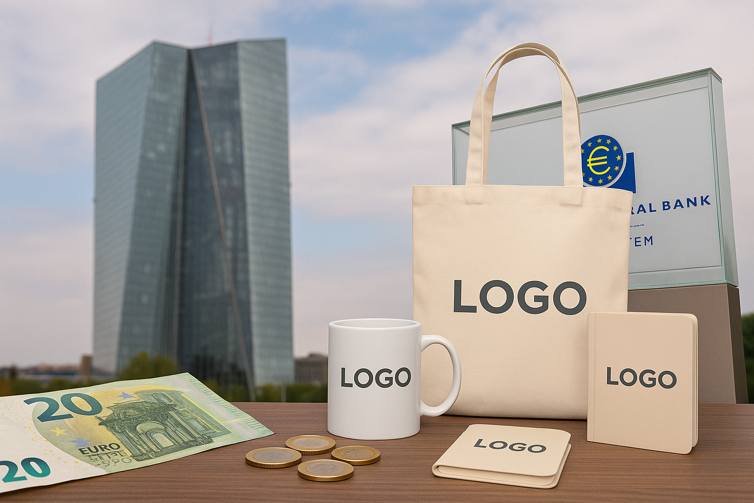 mug, tote bag et agendas avec logos