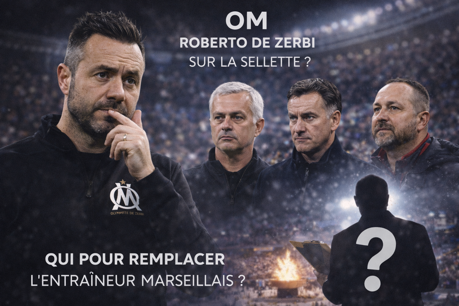 om roberto de zerbi sur la sellette les pistes pour remplacer l'entraineur marseillais