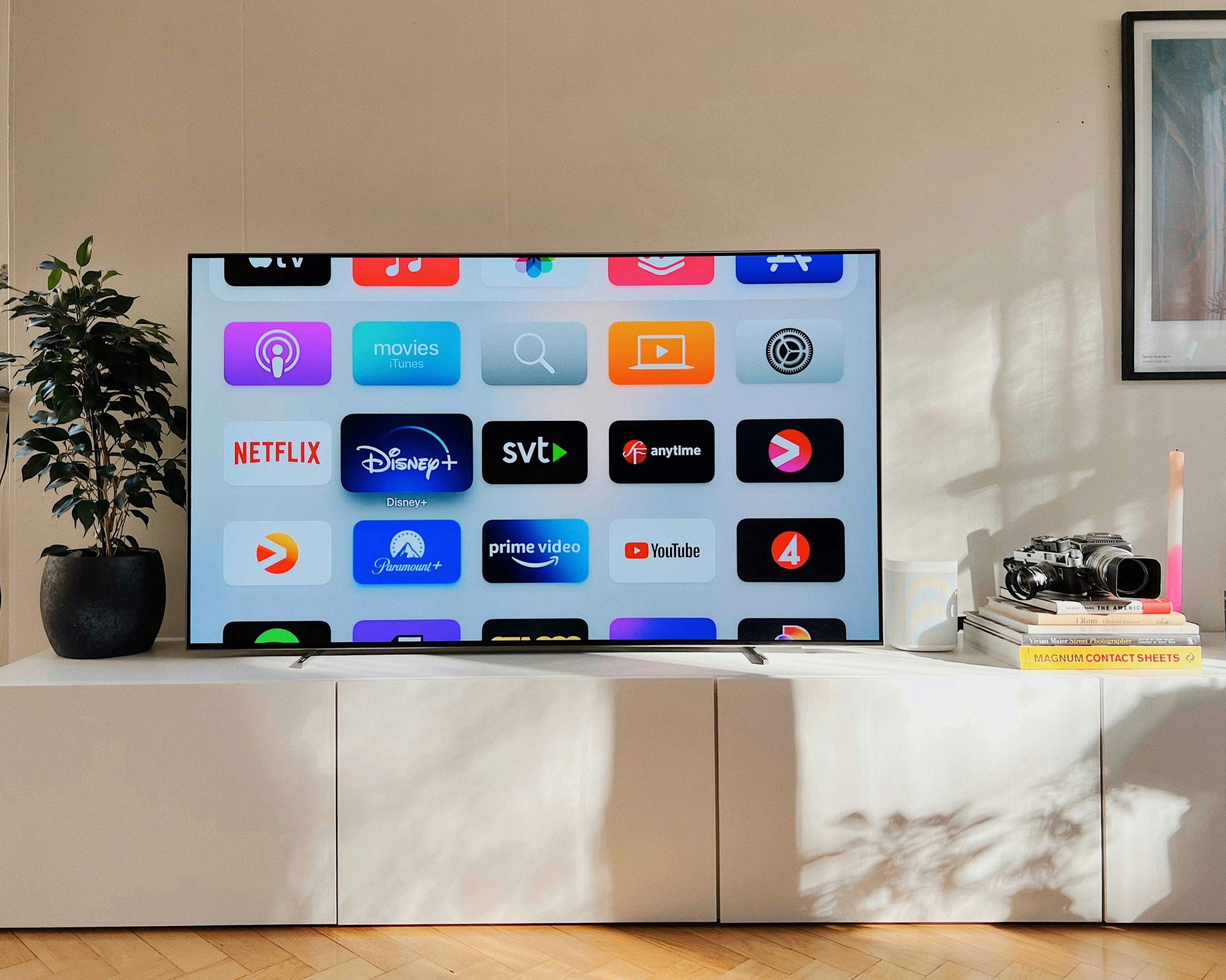 TV écran d'accueil