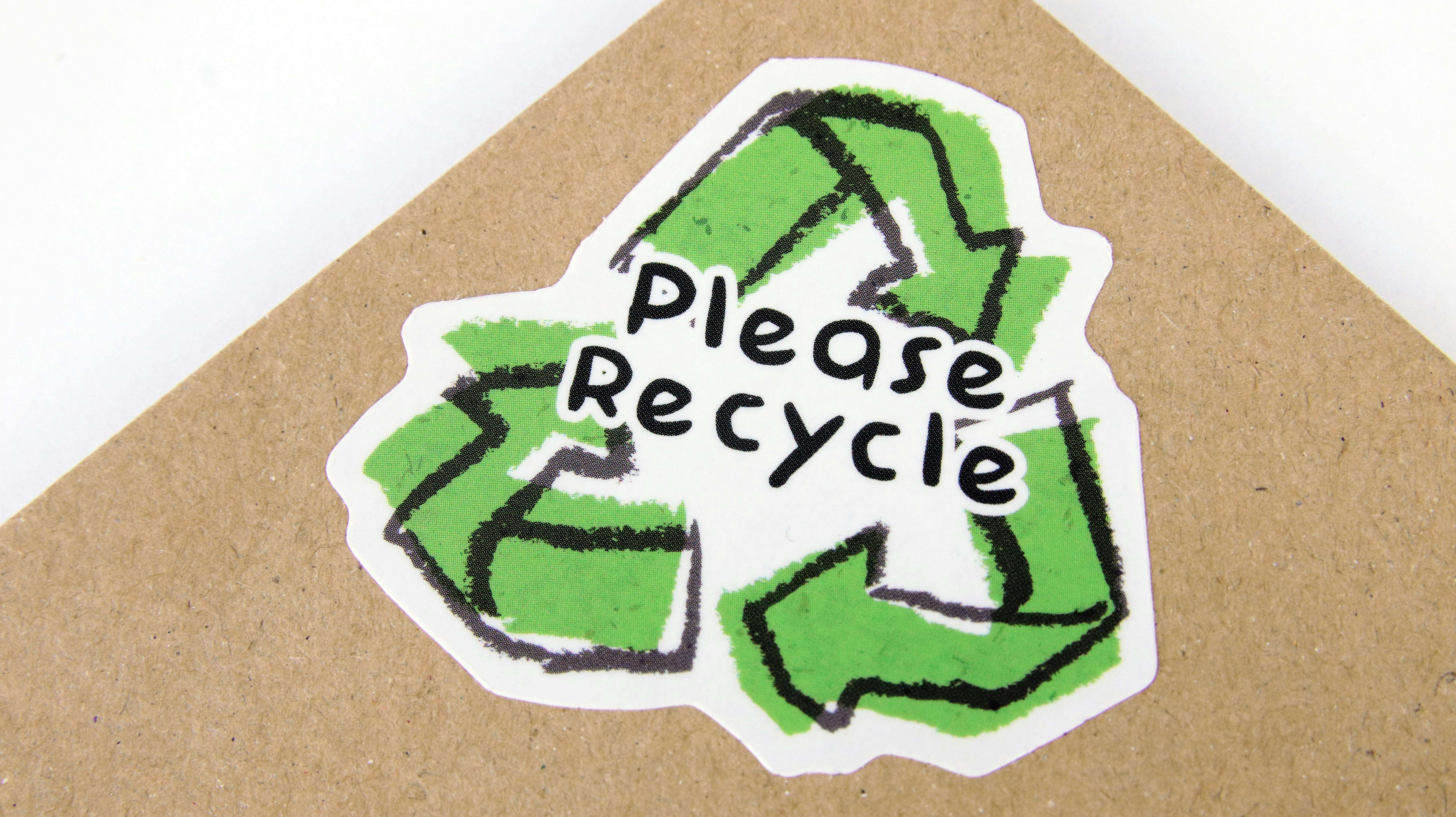 dessin de recyclage "please recycle"