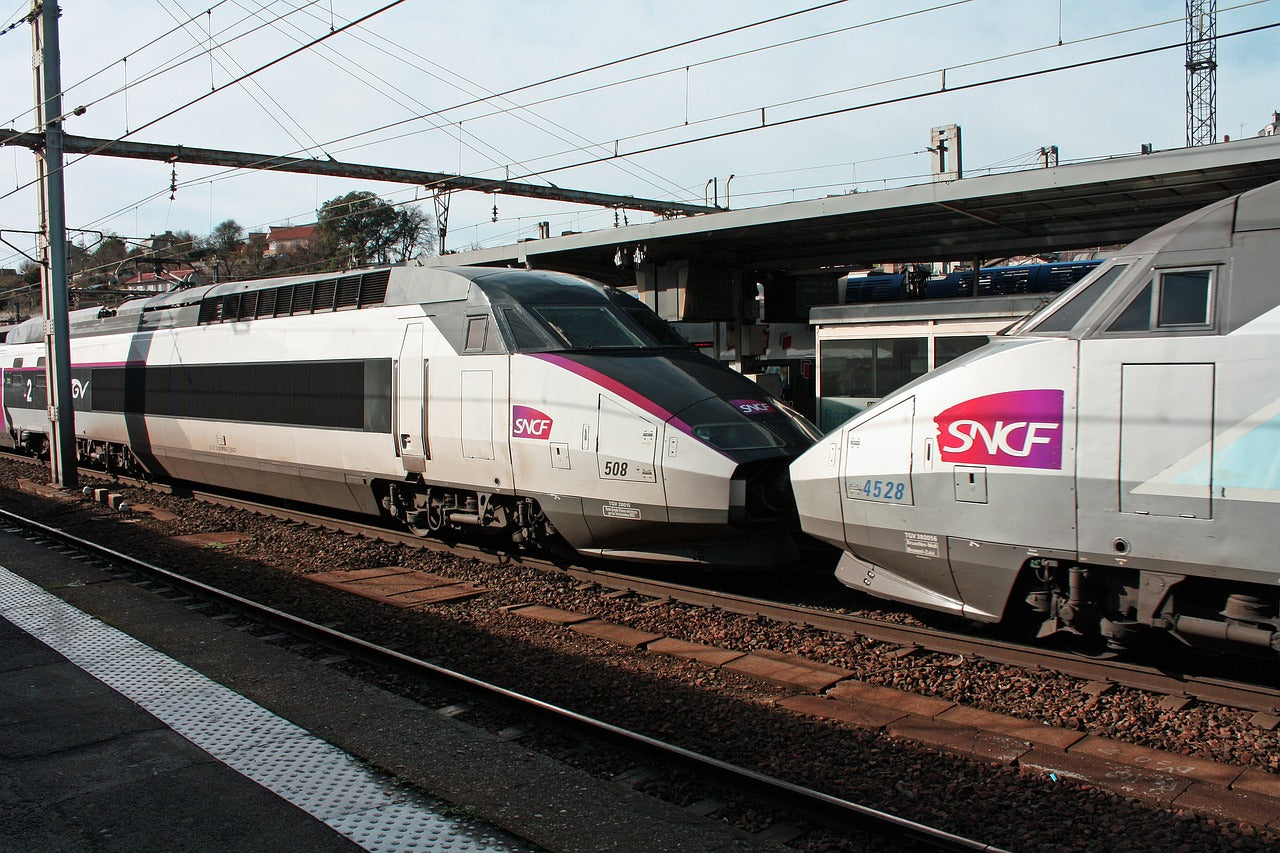 photographie TGV SNCF à la gare 