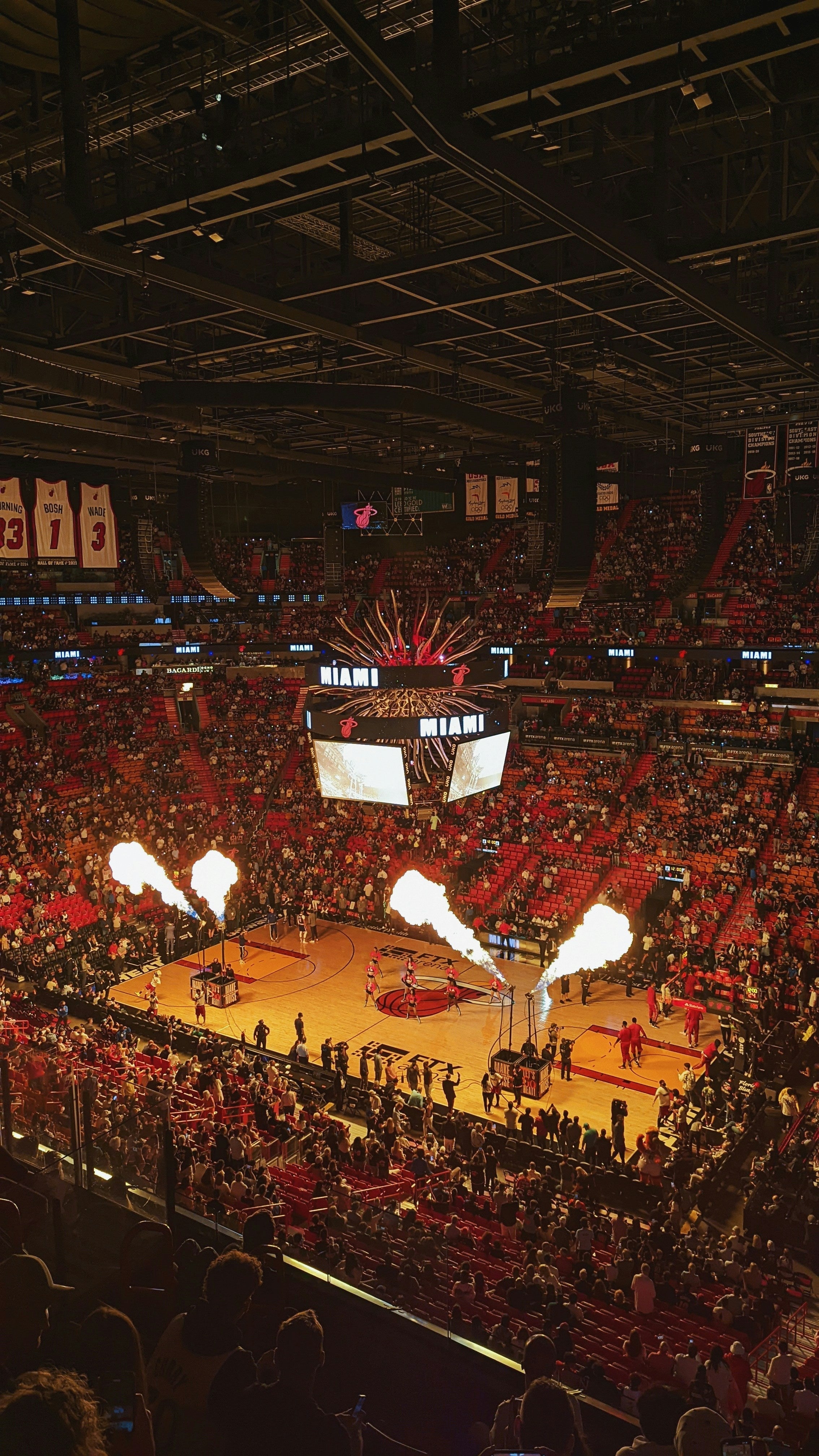 match de NBA - ouverture du match 