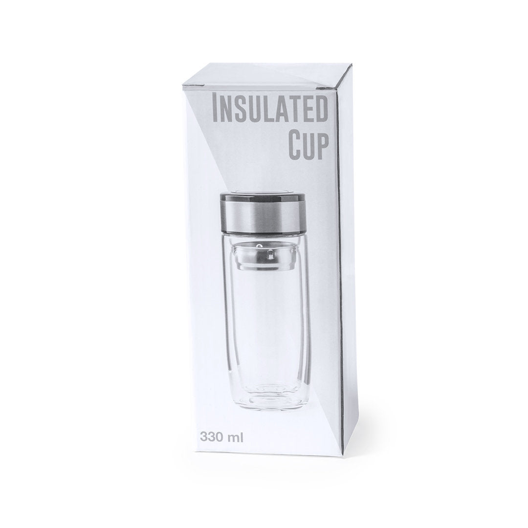 Verre thermique sans bpa 330 ml GUILLEM étui carton
