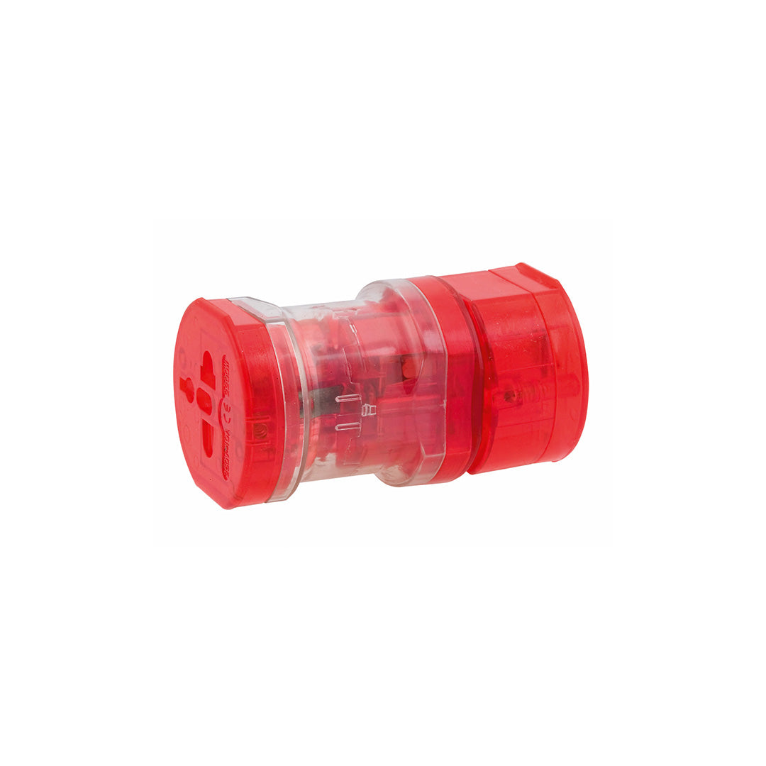 Adaptateur de voyage compact disponible en plusieurs couleurs personnalisable logo entreprise