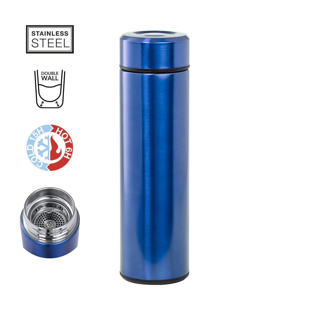 Thermos en acier inoxydable de 500ml PLUSEK avec marquage logo