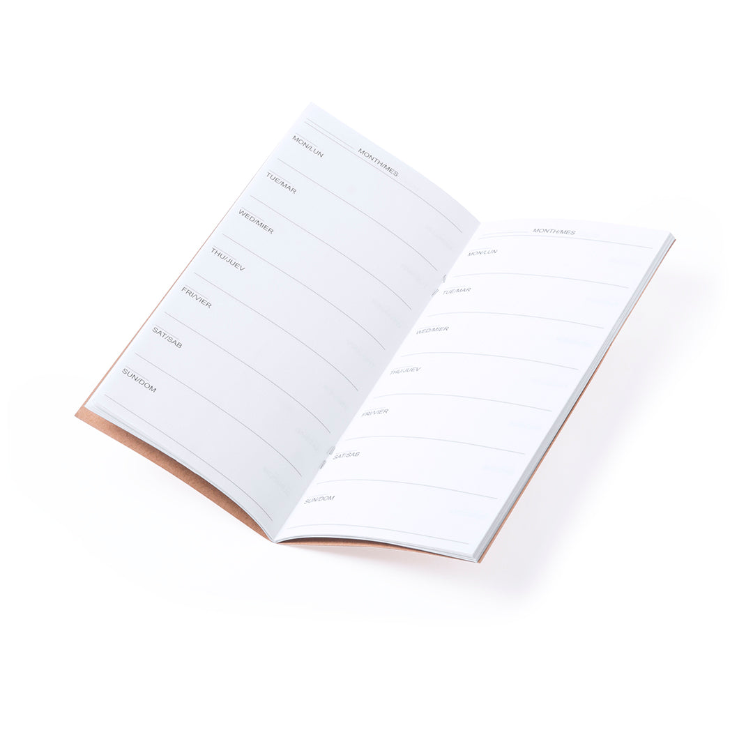 Agenda format a5 en carton solide et papier SETREN – TRANS LASER