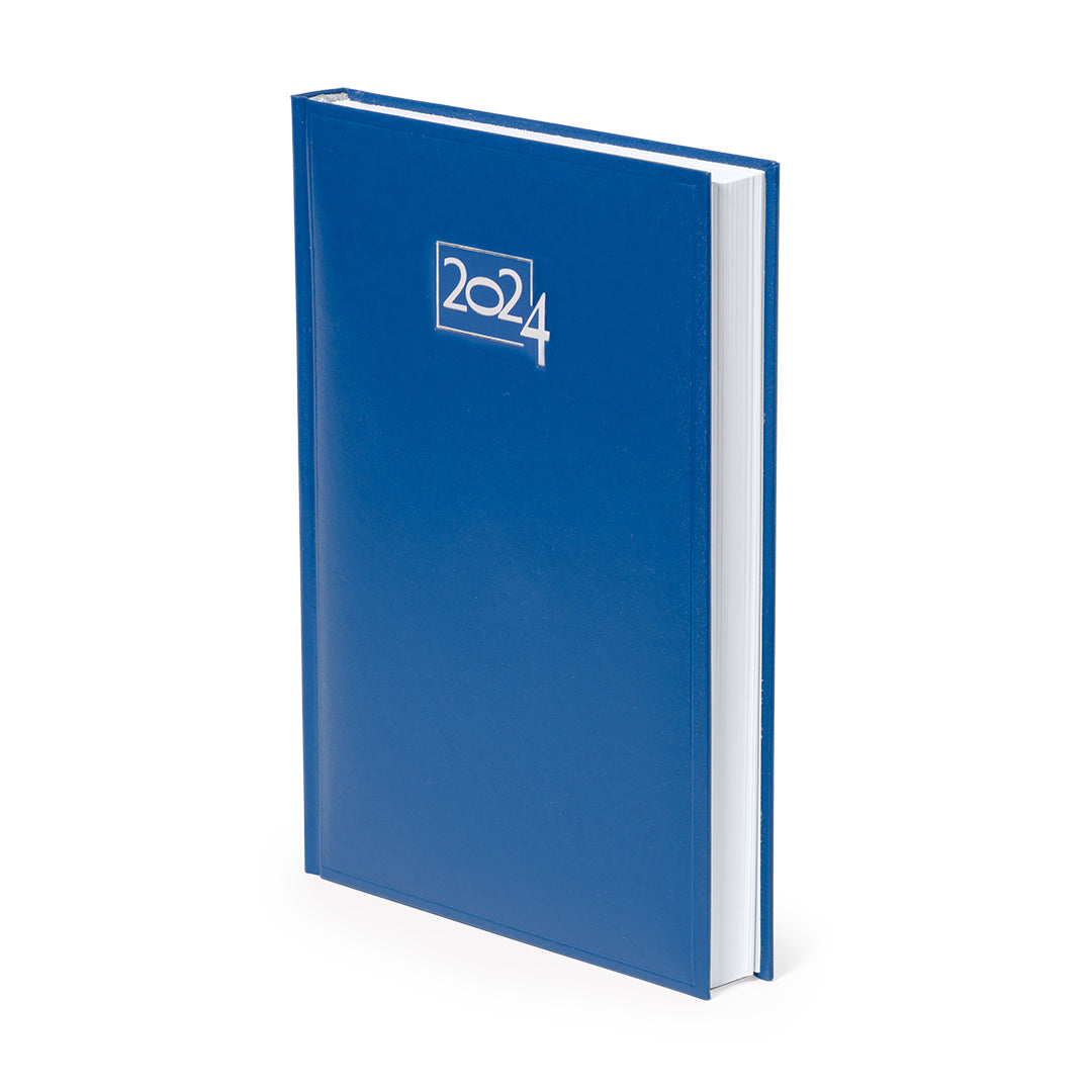 Agenda format A5 similicuir CANNES bleu