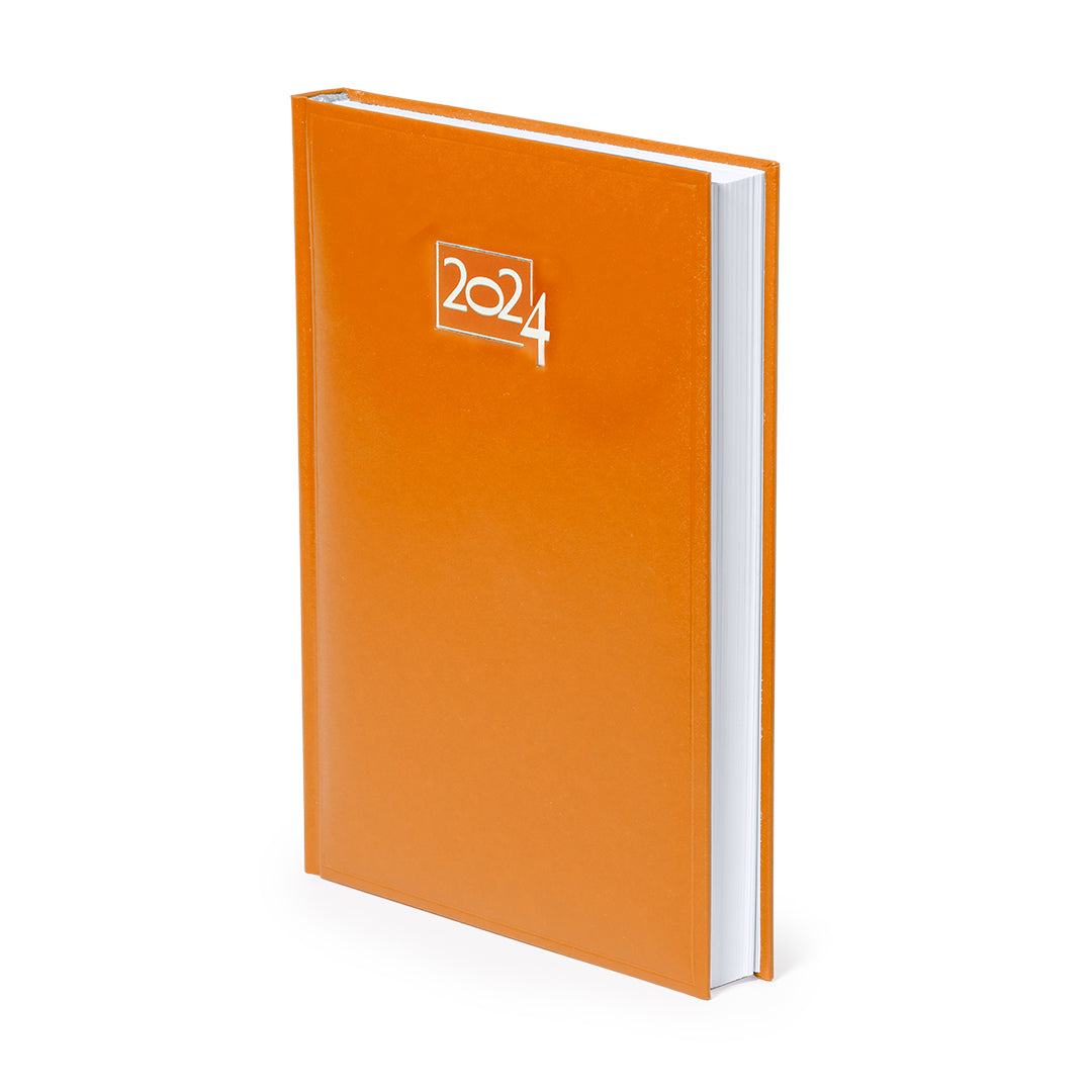 Agenda format A5 similicuir CANNES orange