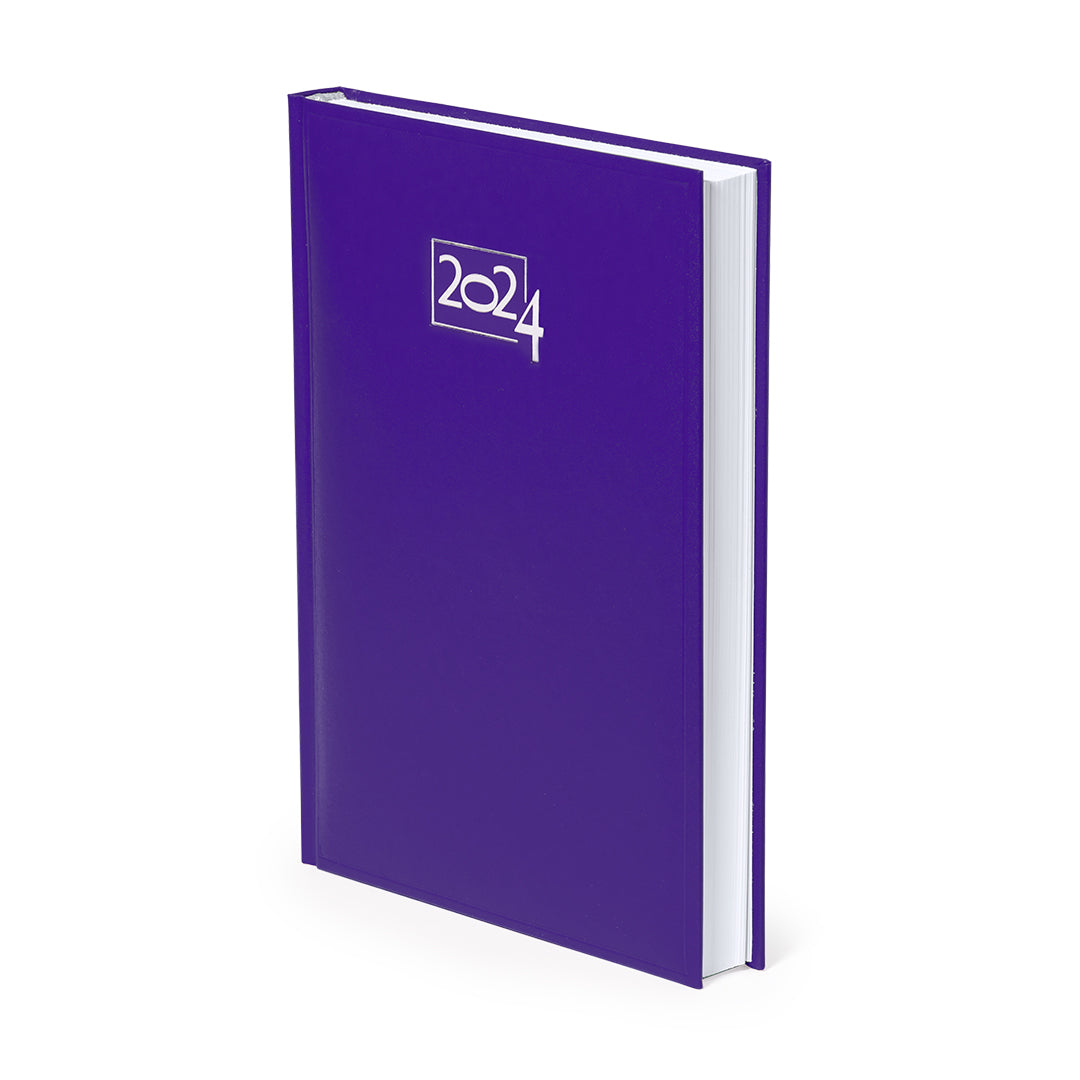 Agenda format A5 similicuir CANNES violet