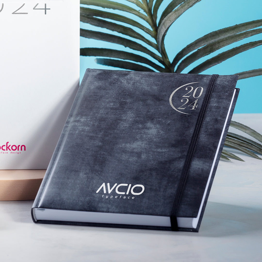 Agenda format A5 similicuir WALTREX personnalisable logo