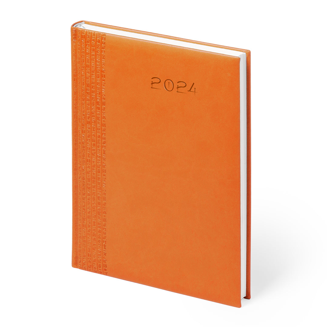 Agenda format B5 similicuir TOULOUSE orange
