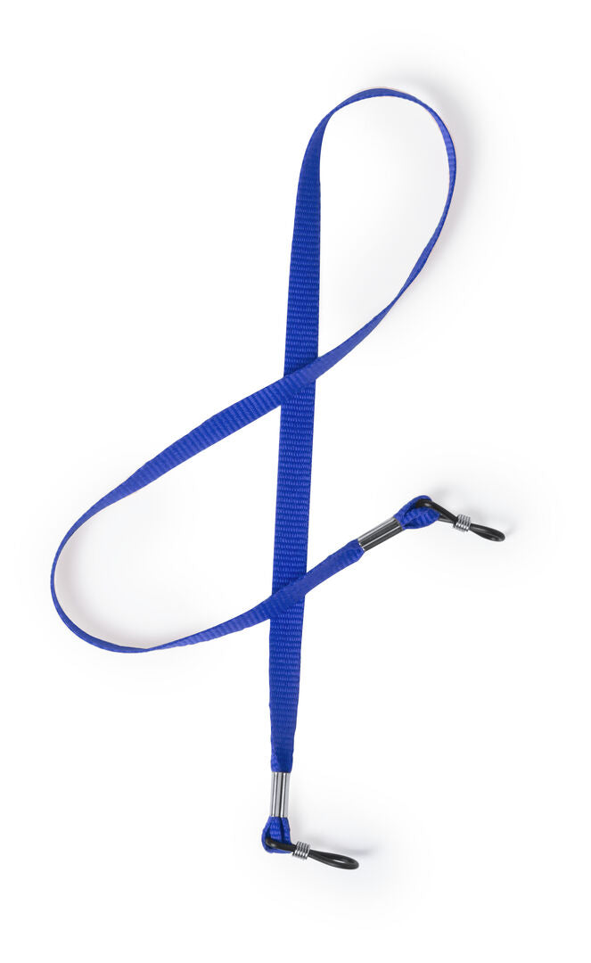 Bandelette de lunettes en polyester BIRT bleu