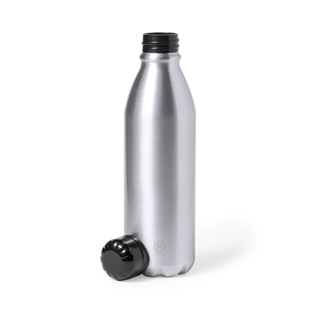 Gourde 650 ml aluminium recyclé YALIZ grise