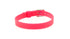 Bracelet rose en pvc ajustable avec une boucle en métal