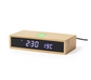 Horloge multifonction en bambou avec chargeur sans fil 5W intégré ISLUM