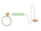 Écouteurs bluetooth 5.0 en paille de blé, abs, bambou et chanvre LATTIMER