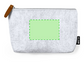 Trousse en feutrine rpet et similicuir BRICEX