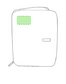 Porte documents, bloc de 20 feuilles en microfibre INDEX