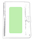 Porte documents, bloc de 20 feuilles en similicuir et polyester BRETUX
