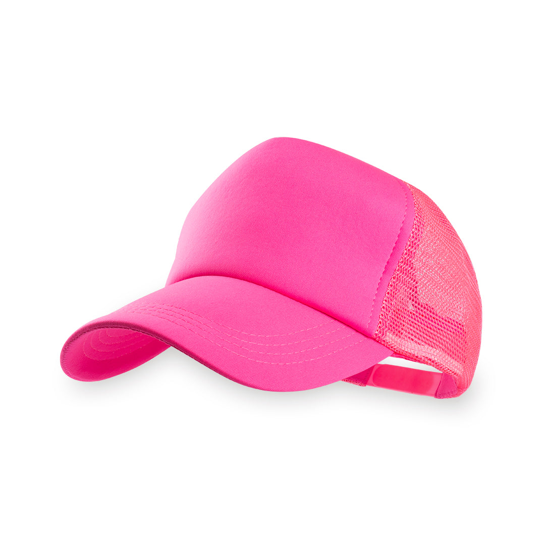 Fermeture plastique pour casquette à 5 panneaux en polyester
