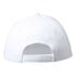 Casquette en coton/polyester à 5 panneaux avec fermeture Velcro réglable, ornée de trous d'aération brodés