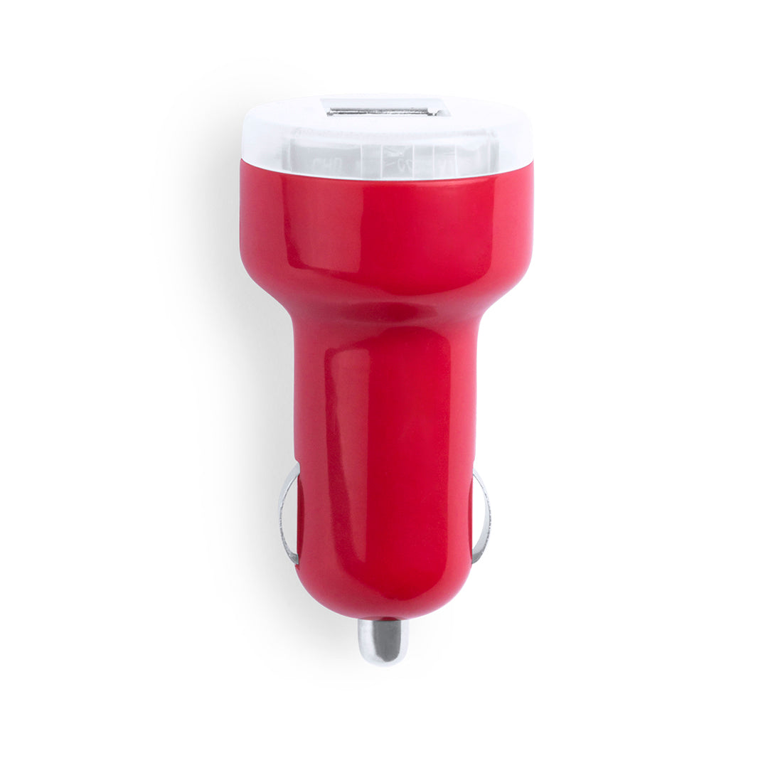 Chargeur Voiture USB DENOM rouge