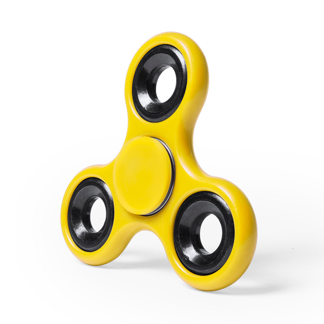 Fidget spinner jaune personnalisable