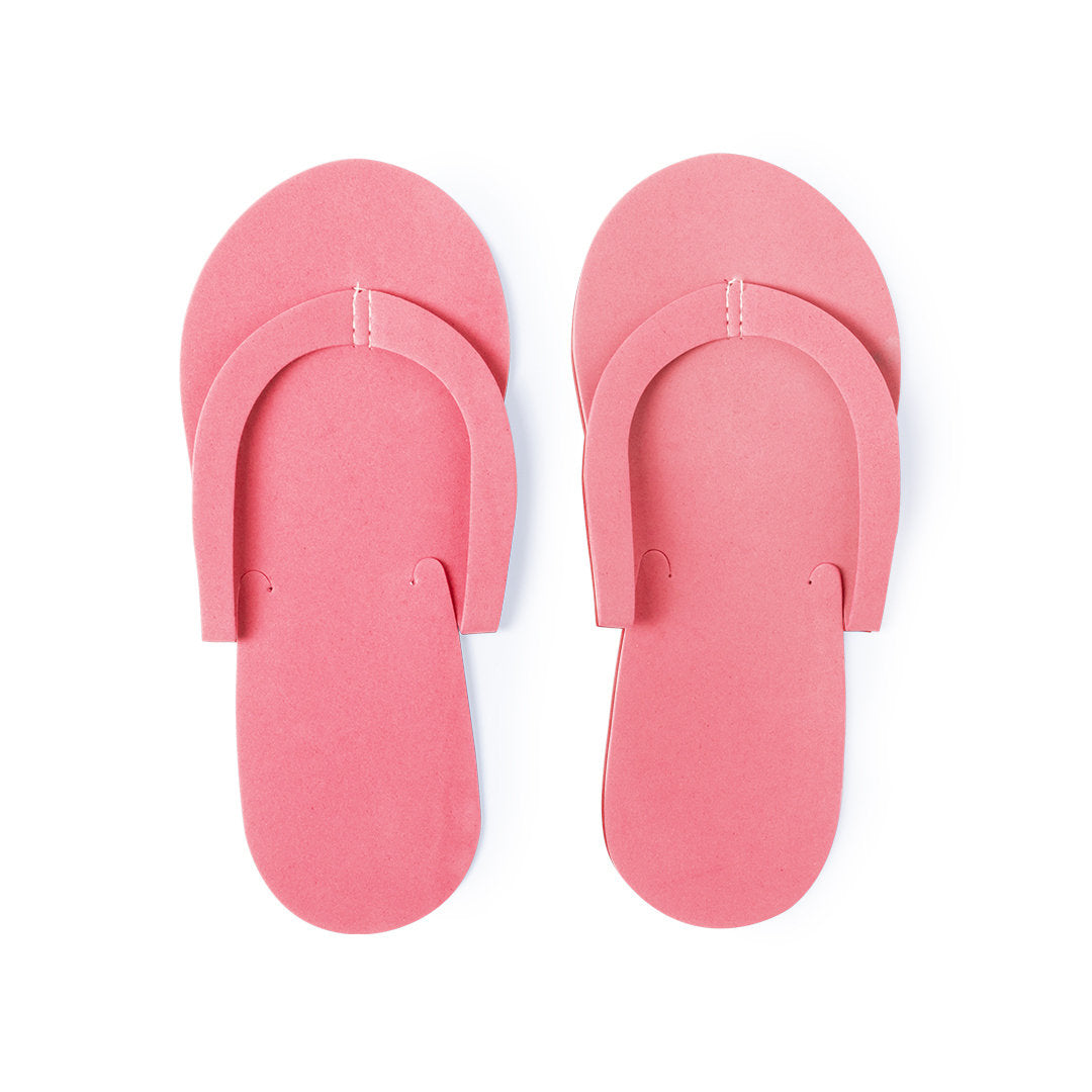 Paire de tongs jetables en eva YOMMY roses