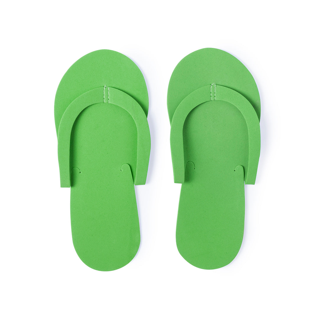 Paire de tongs jetables en eva YOMMY vertes