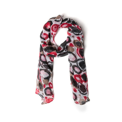 foulard avec des motifs circulaires 