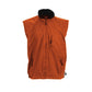 Gilet orange avec l'intérieur en polyester