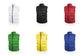 Plusieurs gilet de couleurs différentes