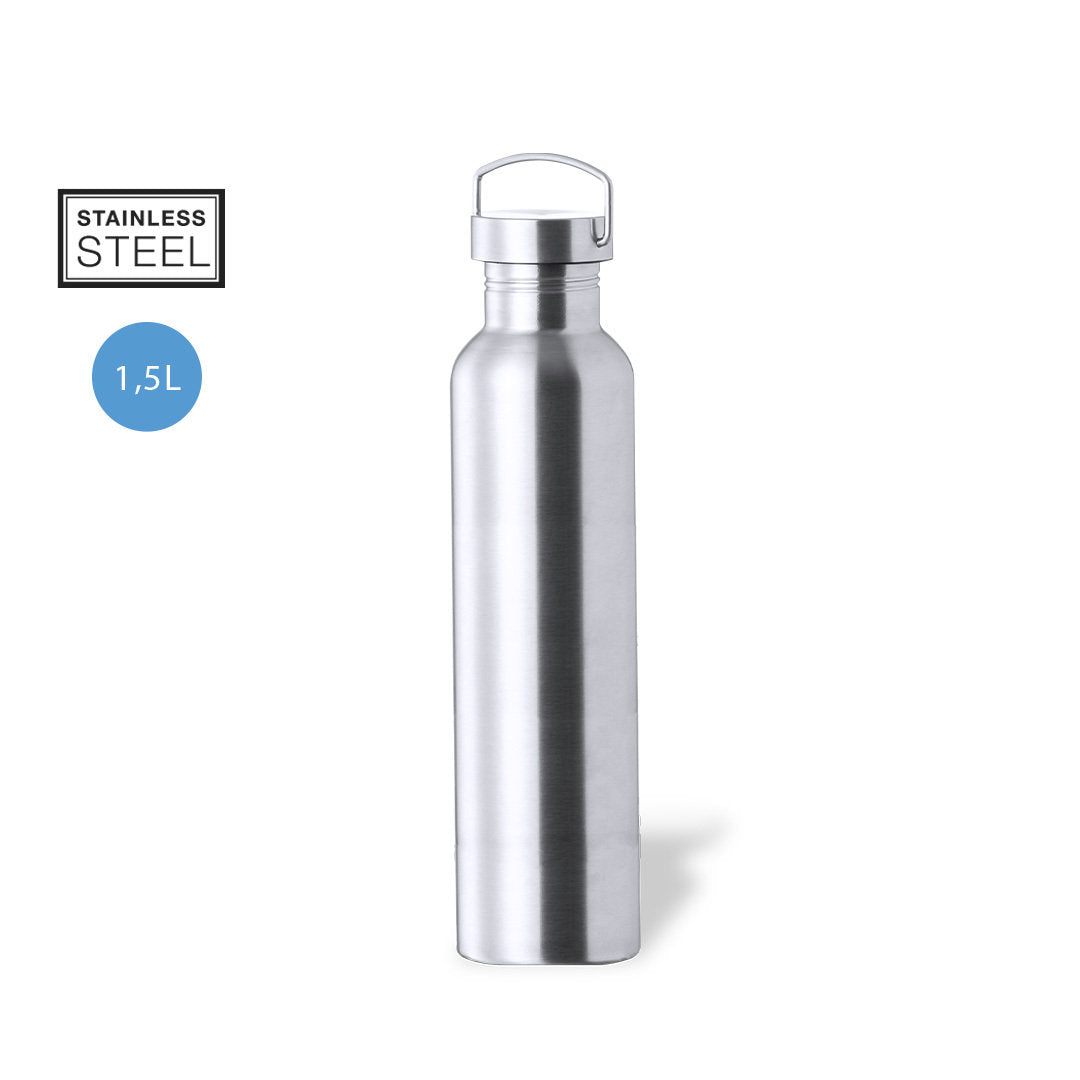 Gourde 1,5l inoxydable sans BPA CHEDDY avec marquage logo