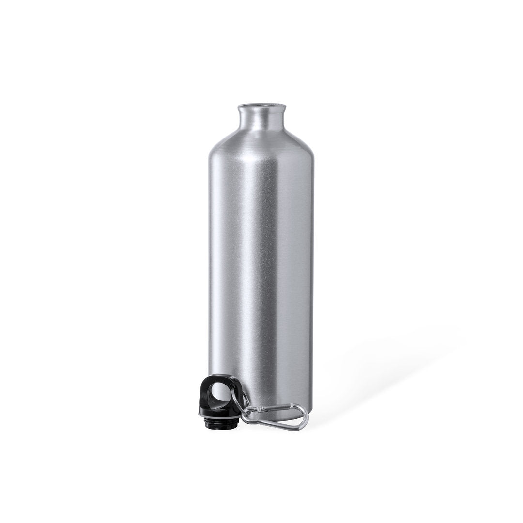 Gourde 1l aluminium sans BPA ALWEY grise