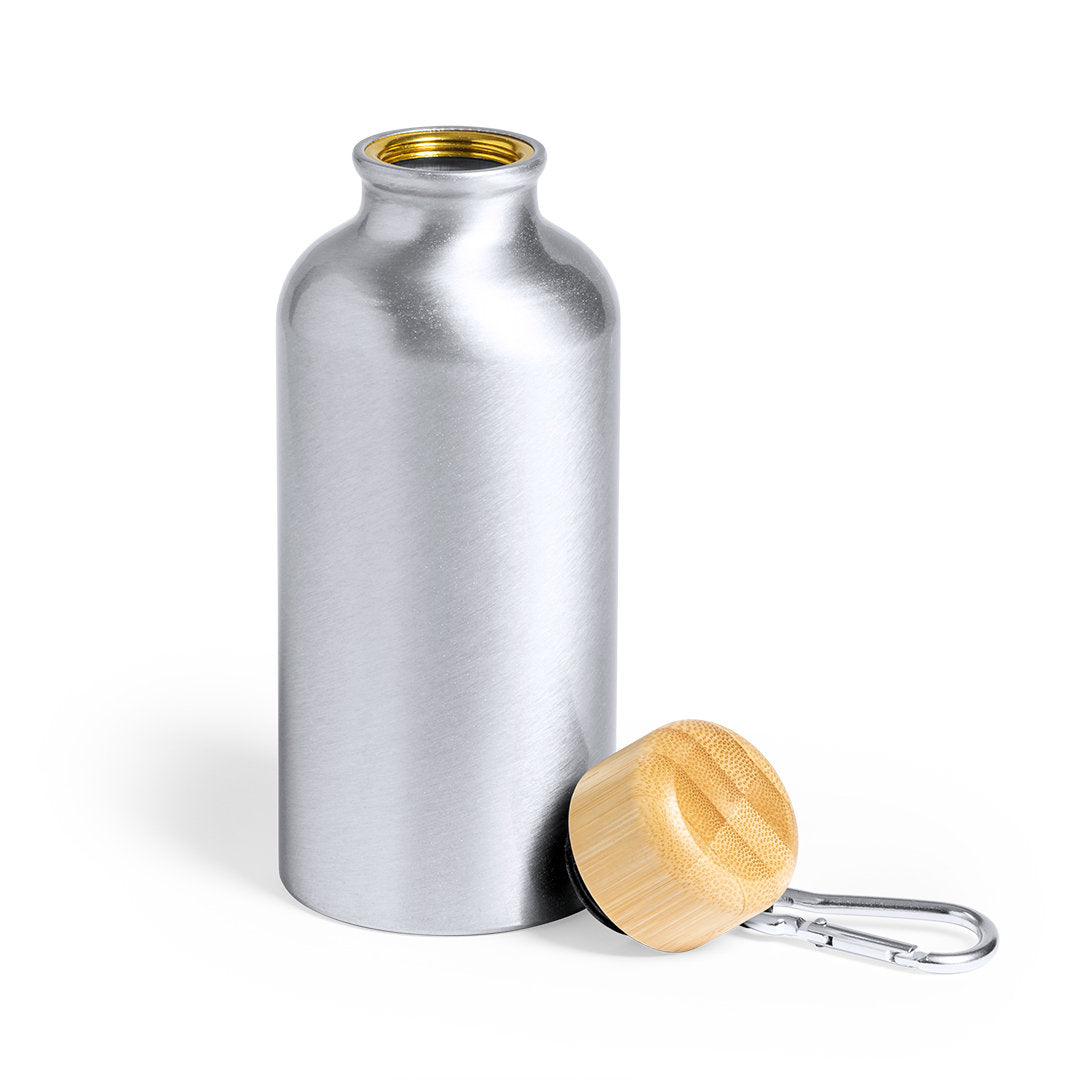 Gourde 400 ml aluminium sans BPA YORIX grise