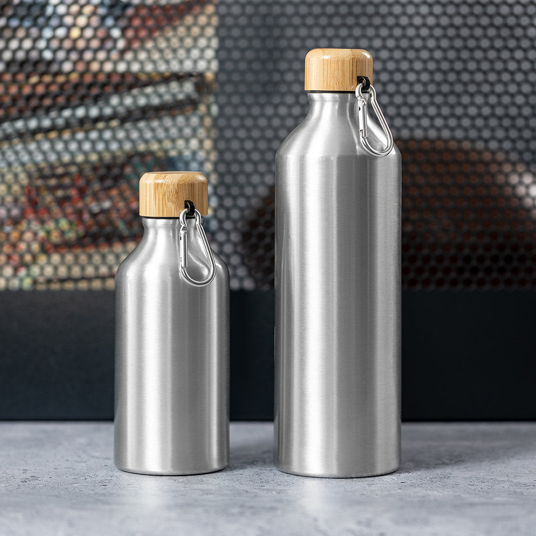 Gourde 400 ml aluminium sans BPA YORIX avec marquage logo