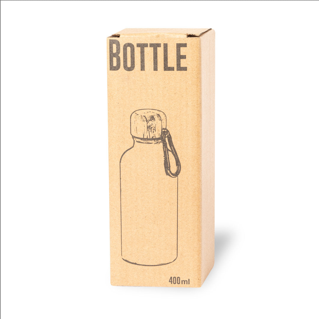 Gourde 400 ml aluminium sans BPA YORIX étui carton