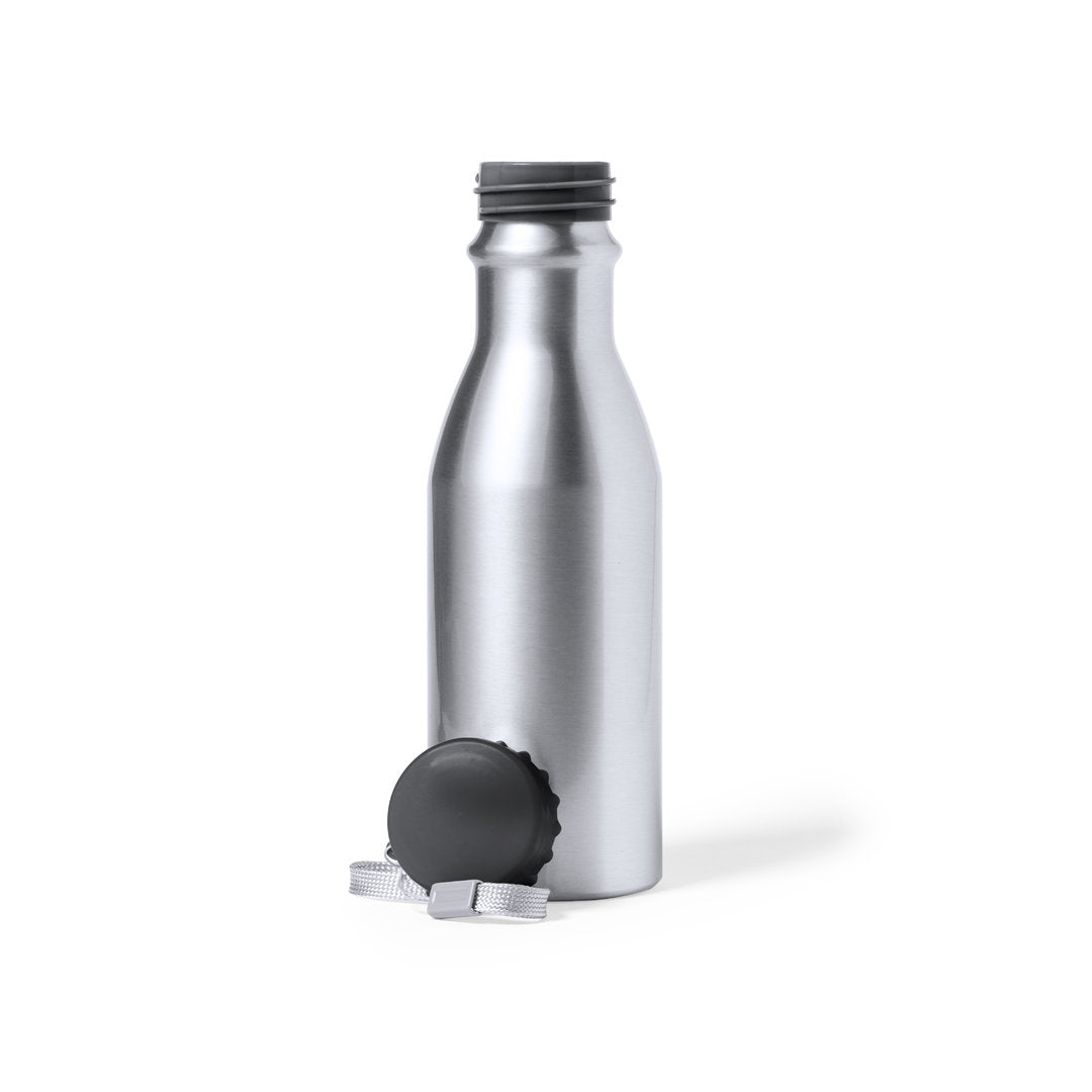 Gourde 500 ml aluminium sans BPA ZAMBOL grise