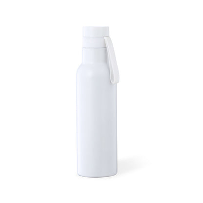 Gourde 530 ml inoxydable sans BPA ROACH blanche