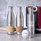 Gourde 750ml inoxydable finition mate bambou GUIVER