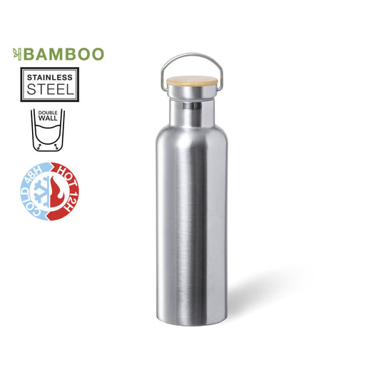 Gourdes 750 ml inoxydable sans BPA GUILLON avec marquage logo
