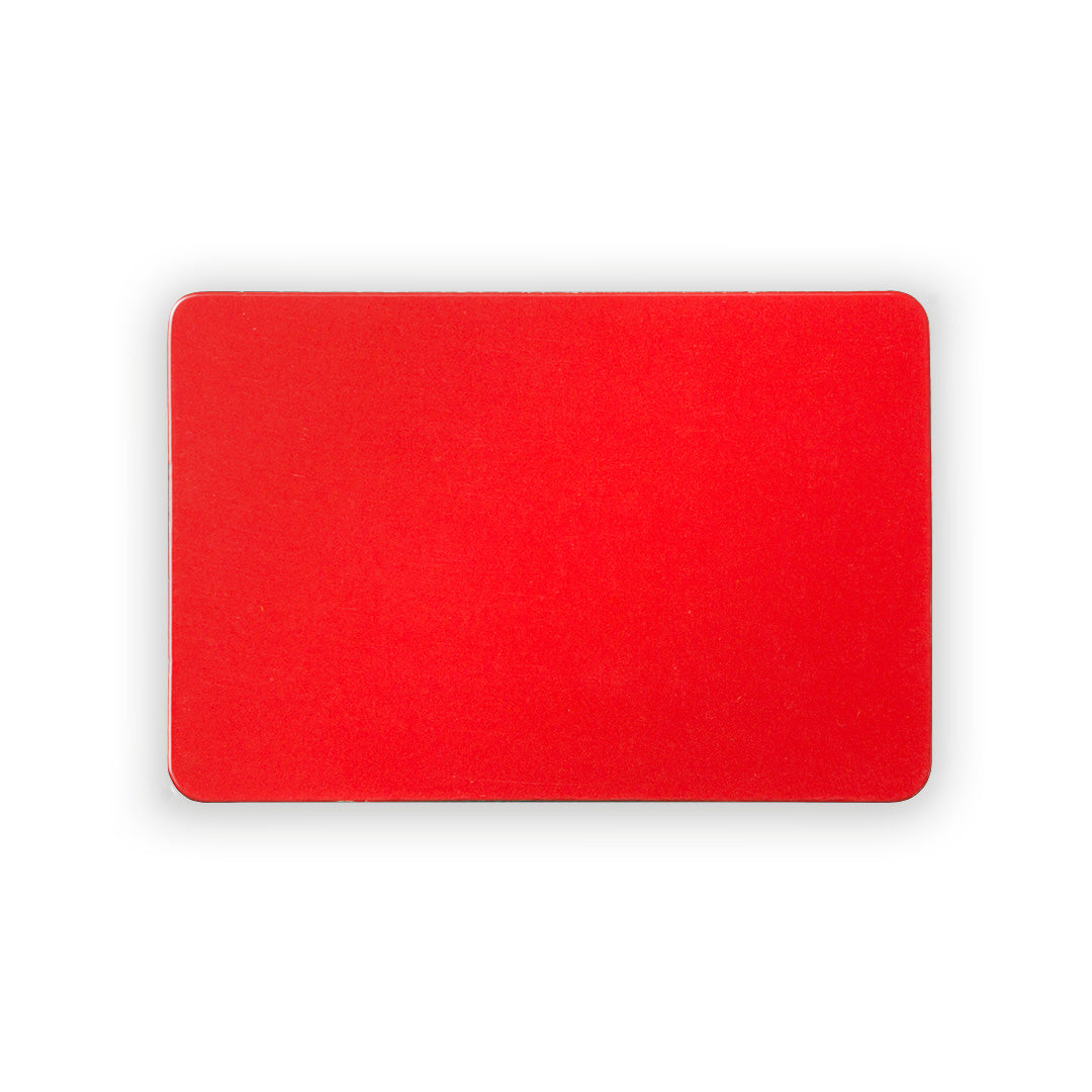 magnet rectangulaire souple rouge