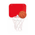 Sphère incluse avec panier de basket en PVC coloré