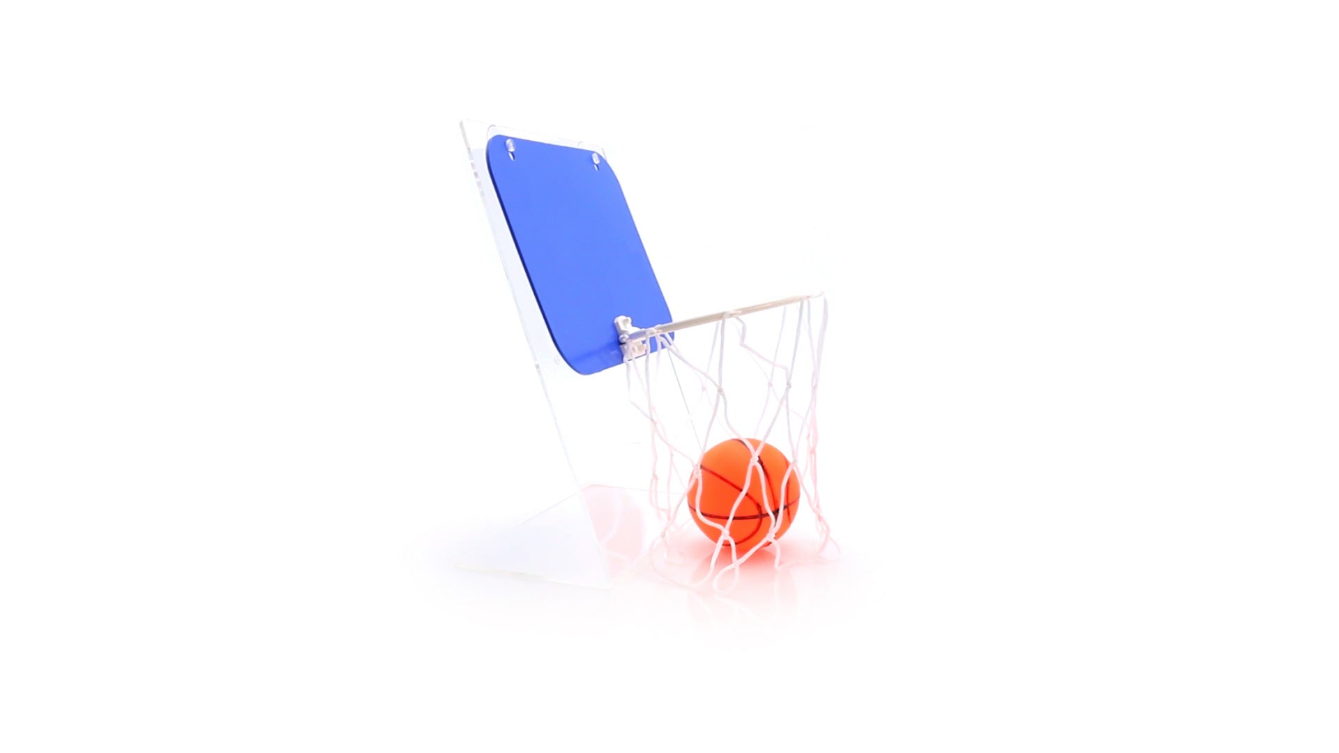 Balle pour minibasket incluse, PVC coloré