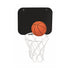 Panier de basket en PVC avec panneau aux couleurs vives