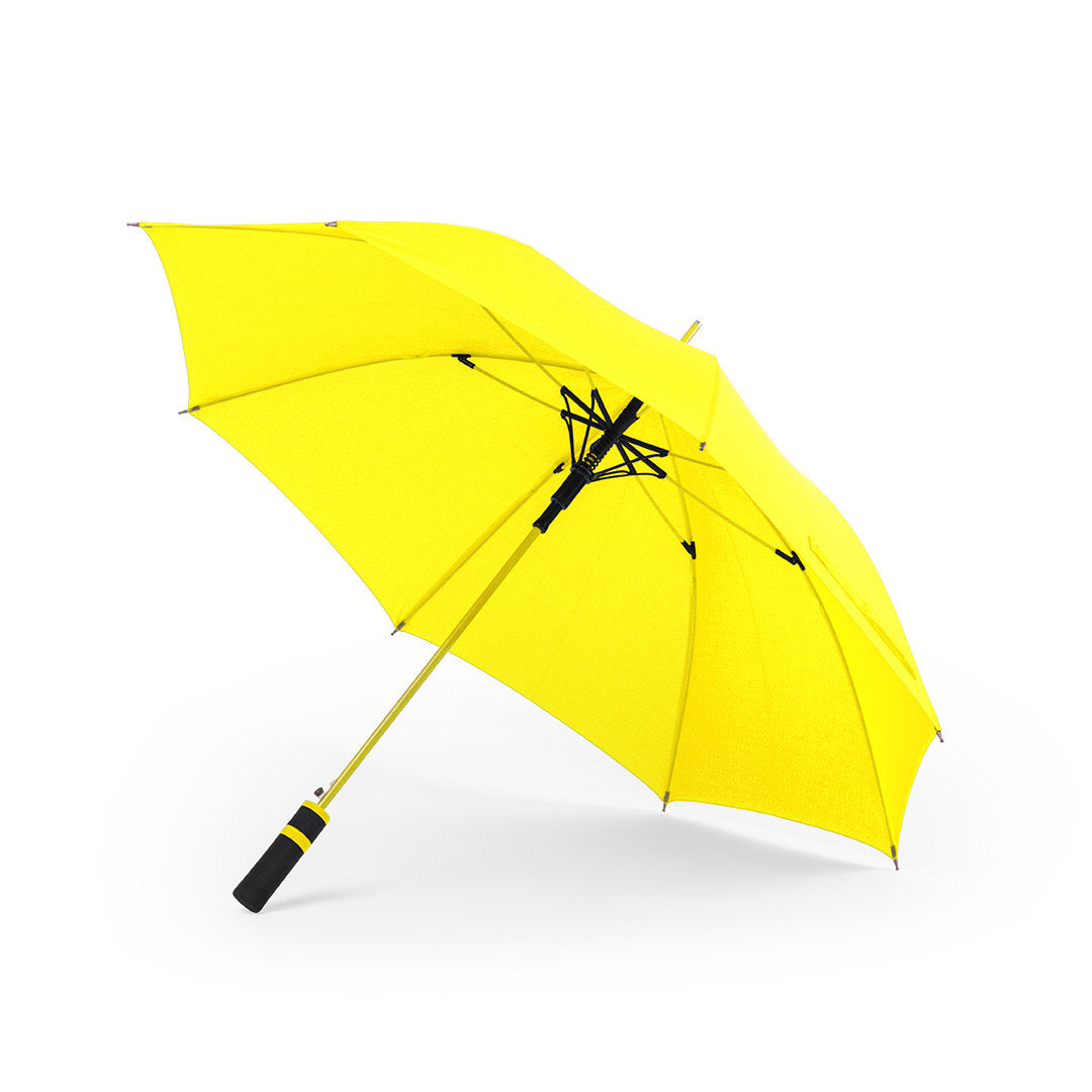 Parapluie à ouverture automatique, résistant au vent, poignée Eva bicolore.